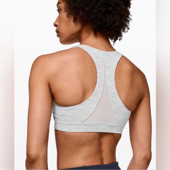 Lululemon Invigorate Bra Long Line In Wee Are From Space Nimbus Battleship 8 - Picture 2 of 10